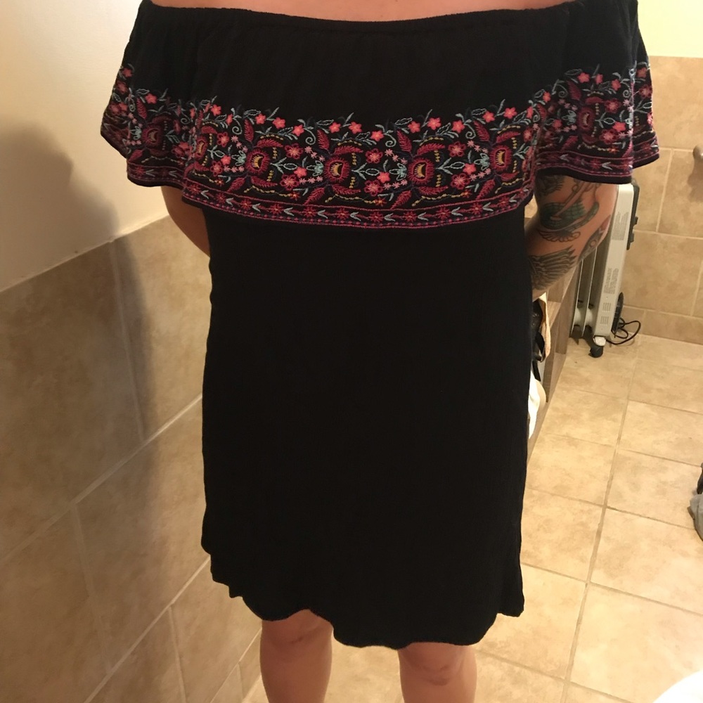 Off the shoulder dress